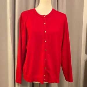 Classic Red Calvin Klein Sweater - Large